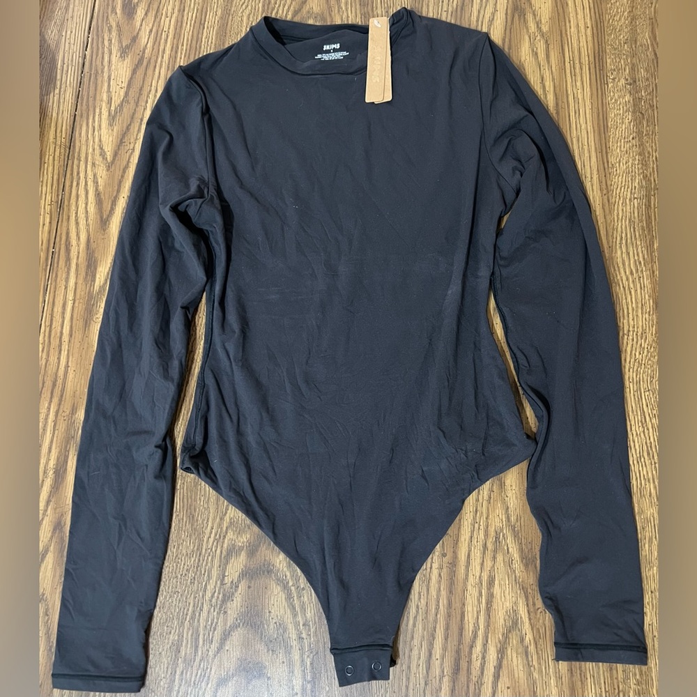 SKIMS Black bodysuit